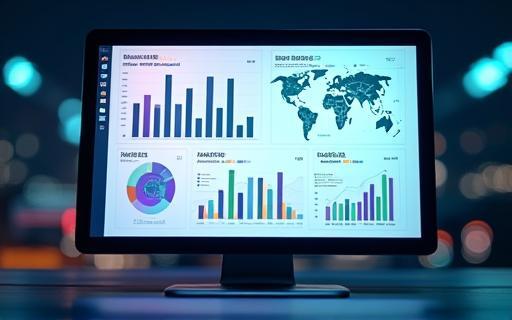 A screenshot of a data visualization dashboard displaying various charts and graphs related to transportation metrics.
